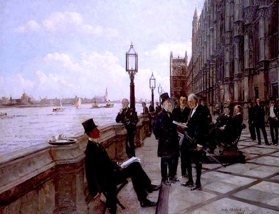 The Terrace, 1909 by Emily Maria Eardley Childers,A3(16x12")Poster