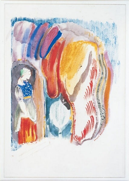 The Apparition, vintage artwork by Odilon Redon, 12x8" (A4) Poster