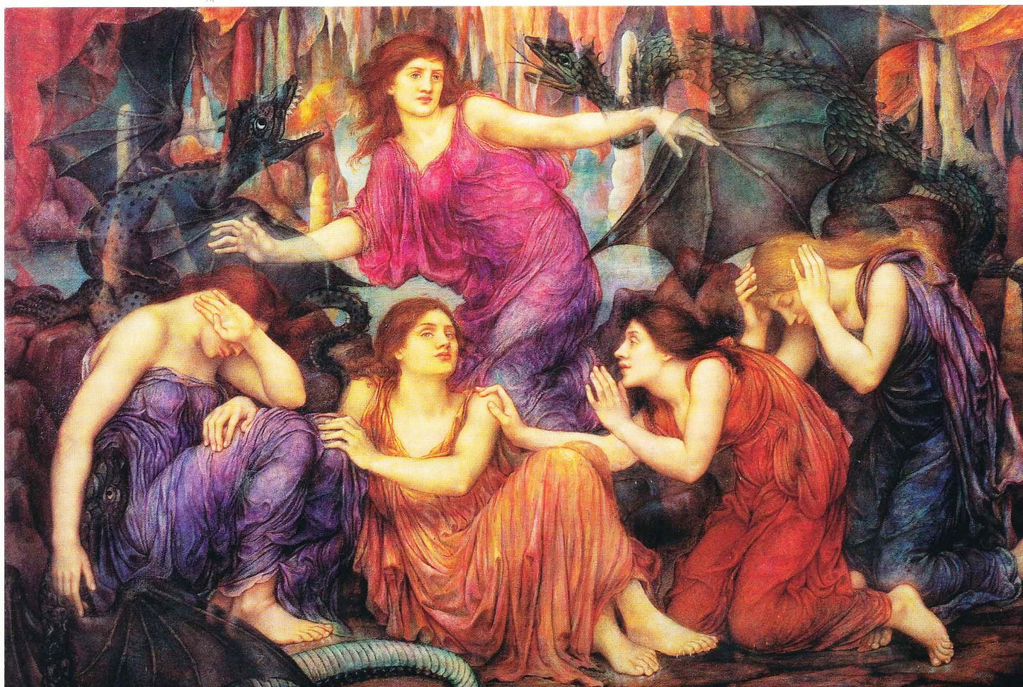 The Captives by Evelyn de Morgan,A3(16x12")Poster