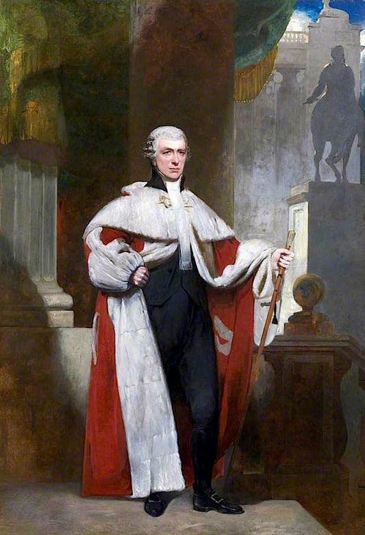Charles Hope of Granton, Lord President of the Court of Session, vintage artwork by Sir John Watson Gordon, 12x8" (A4) Poster