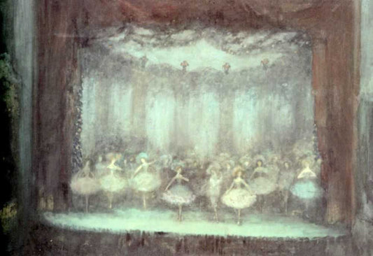 Ballet by Nikolai Sapunov,16x12(A3) Poster