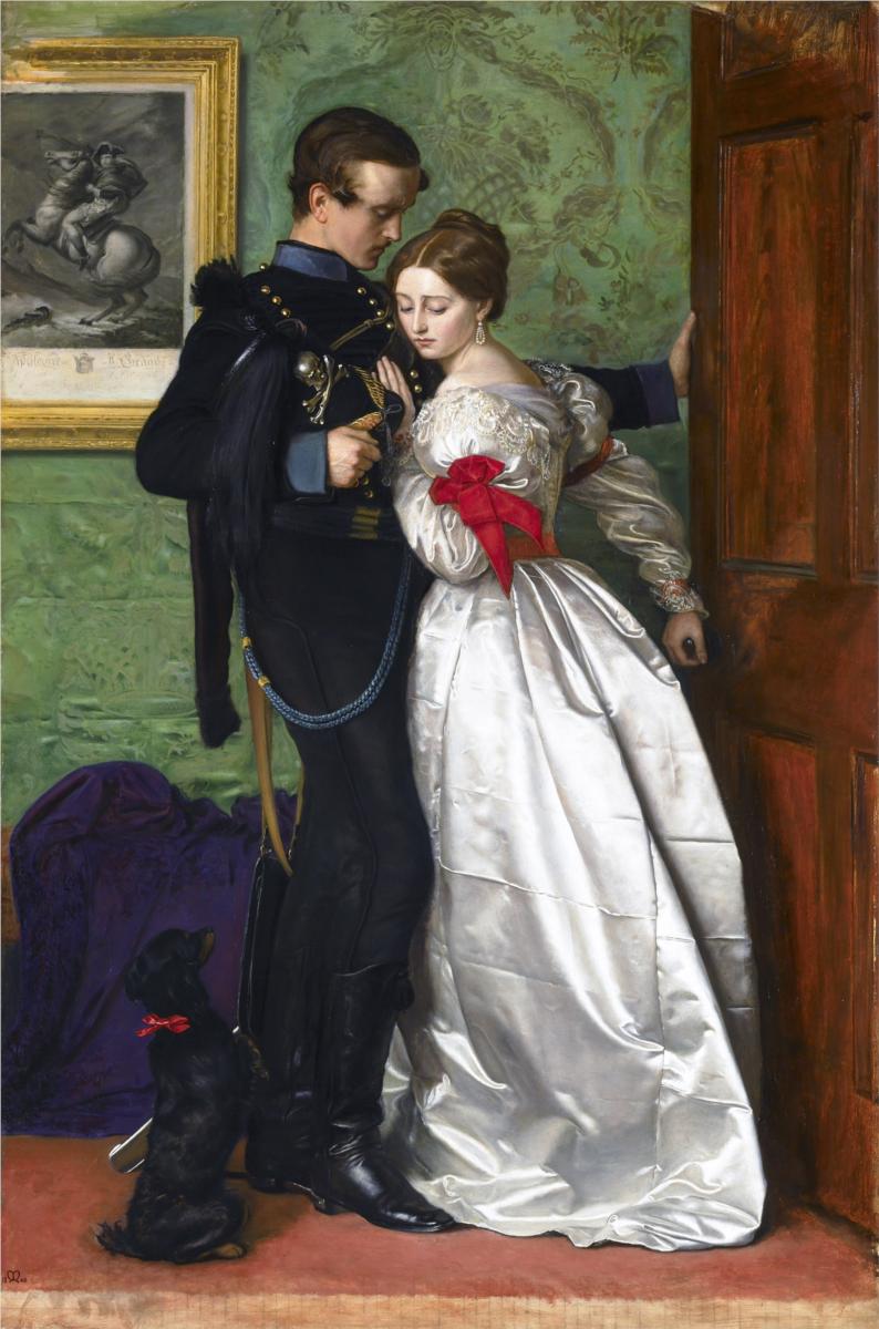 The Black Brunswicker, vintage artwork by Sir John Everett Millais, 12x8" (A4) Poster