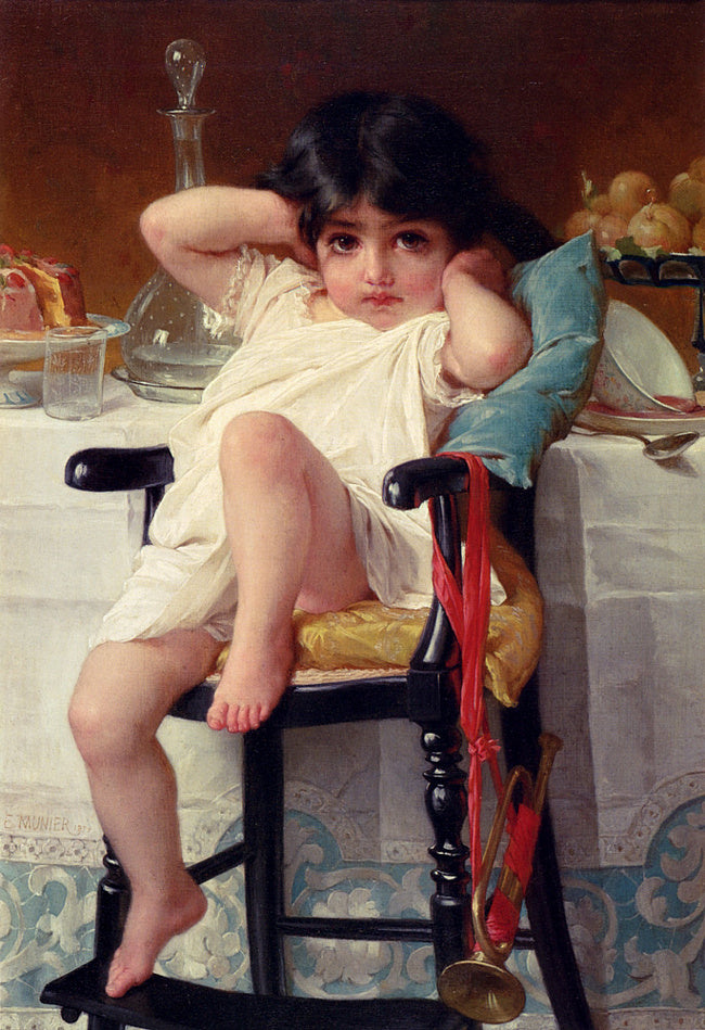 Sugar and Spice, vintage artwork by Émile Munier, 12x8" (A4) Poster