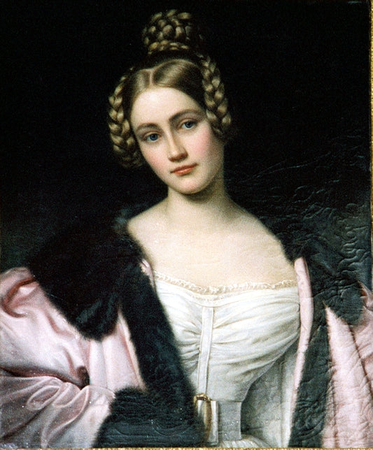 Caroline, Countess of Holnstein, vintage artwork by Joseph Karl Stieler, 12x8" (A4) Poster