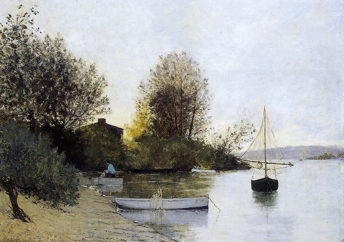 Fishermen on the Banks of the Loire by Maxime Maufra,A3(16x12")Poster