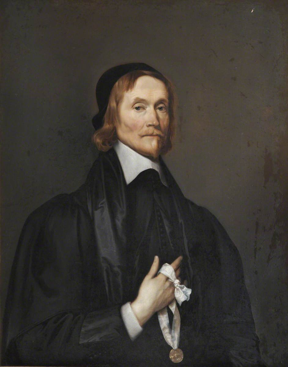 Richard Steward (1593?–1651), vintage artwork by Adriaen Hanneman, 12x8" (A4) Poster