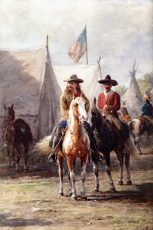 Buffalo Bill, vintage artwork by Otto Eerelman, 12x8" (A4) Poster