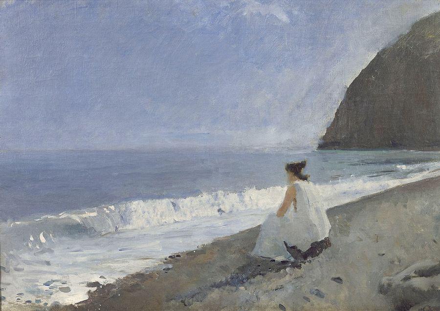 Iphigenia in Tauris, vintage artwork by Valentin Serov, 12x8" (A4) Poster
