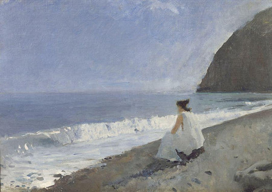 Iphigenia in Tauris, vintage artwork by Valentin Serov, 12x8" (A4) Poster