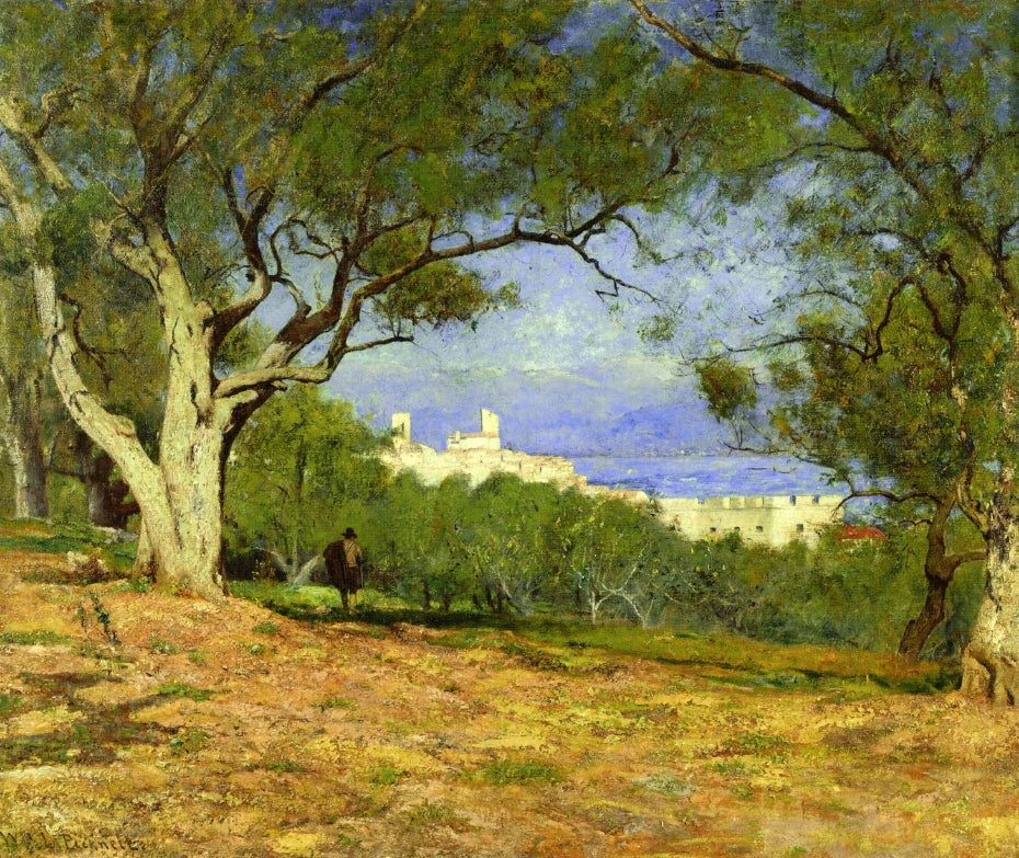 View of Provence, vintage artwork by William Lamb Picknell, 12x8" (A4) Poster