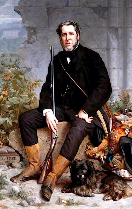 John Bowes, Esq., vintage artwork by Jacques-Eugene Feyen, A3 (16x12") Poster Print