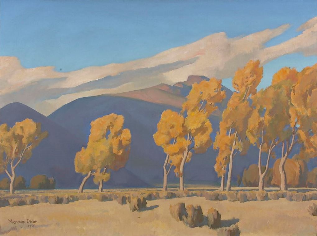 November in Nevada, vintage artwork by Maynard Dixon, 12x8" (A4) Poster