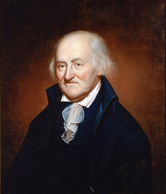 Christopher Gadsden, vintage artwork by Attributed to Rembrandt Peale, 12x8" (A4) Poster