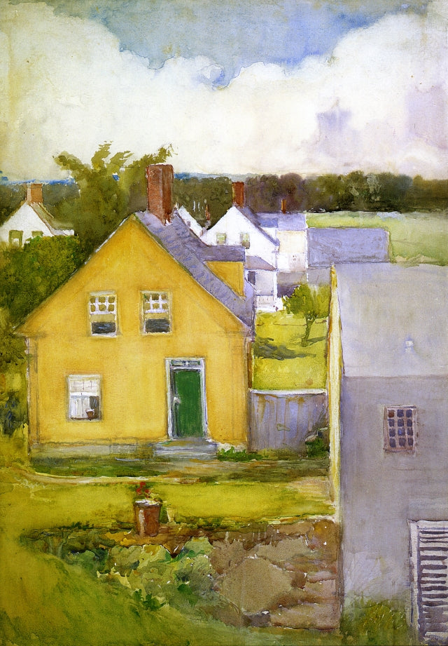 The Yellow House by Annie G. Sykes,A3(16x12")Poster