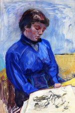 The Blue Blouse by Pierre Bonnard,A3(16x12")Poster