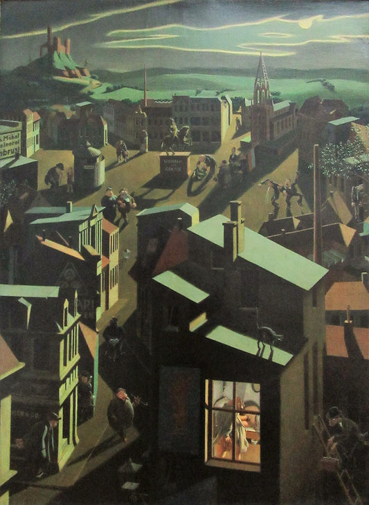 A Small Town by Georg Scholz,16x12(A3) Poster
