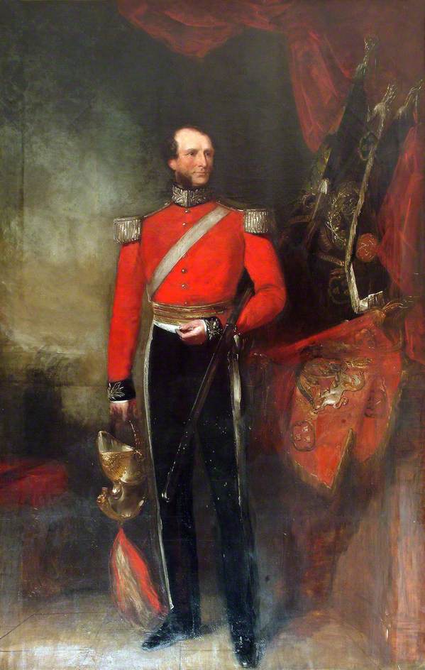 Colonel Viscount Rowland Hill, vintage artwork by Sir Francis Grant, P.R.A., A3 (16x12") Poster Print