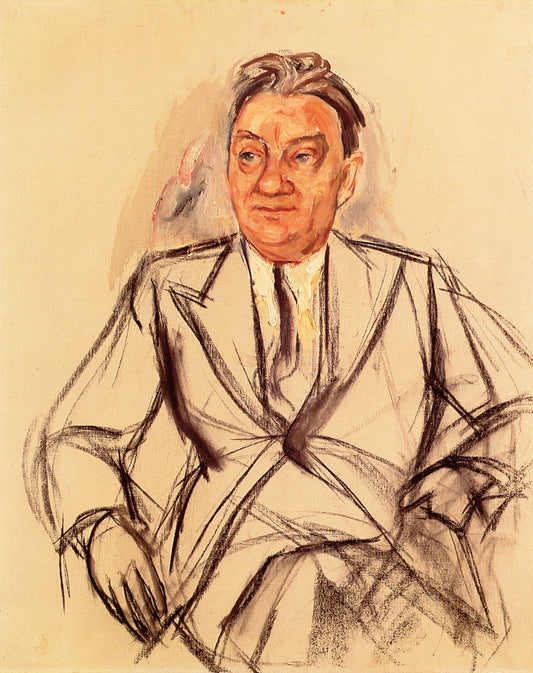 Martin Aronowitsch (unfinished), vintage artwork by Nils Dardel, 12x8" (A4) Poster