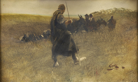 A Group of Riders by Wilhelm Schreuer,A3(16x12")Poster