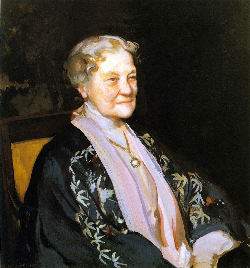 Lilla Cabot Perry, vintage artwork by Frederick Andrew Bosley, 12x8" (A4) Poster