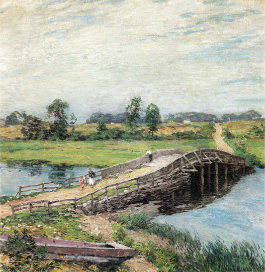 Bow Bridge by Willard Leroy Metcalf,A3(16x12")Poster