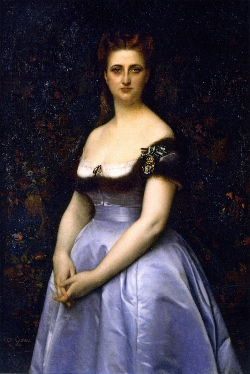 Madame Carette, vintage artwork by Alexandre Cabanel, 12x8" (A4) Poster