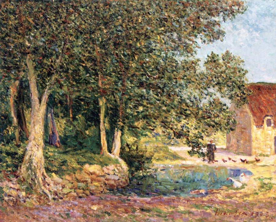 Cadol Pond, Rosporden, Finistere by Maxime Maufra,A3(16x12")Poster