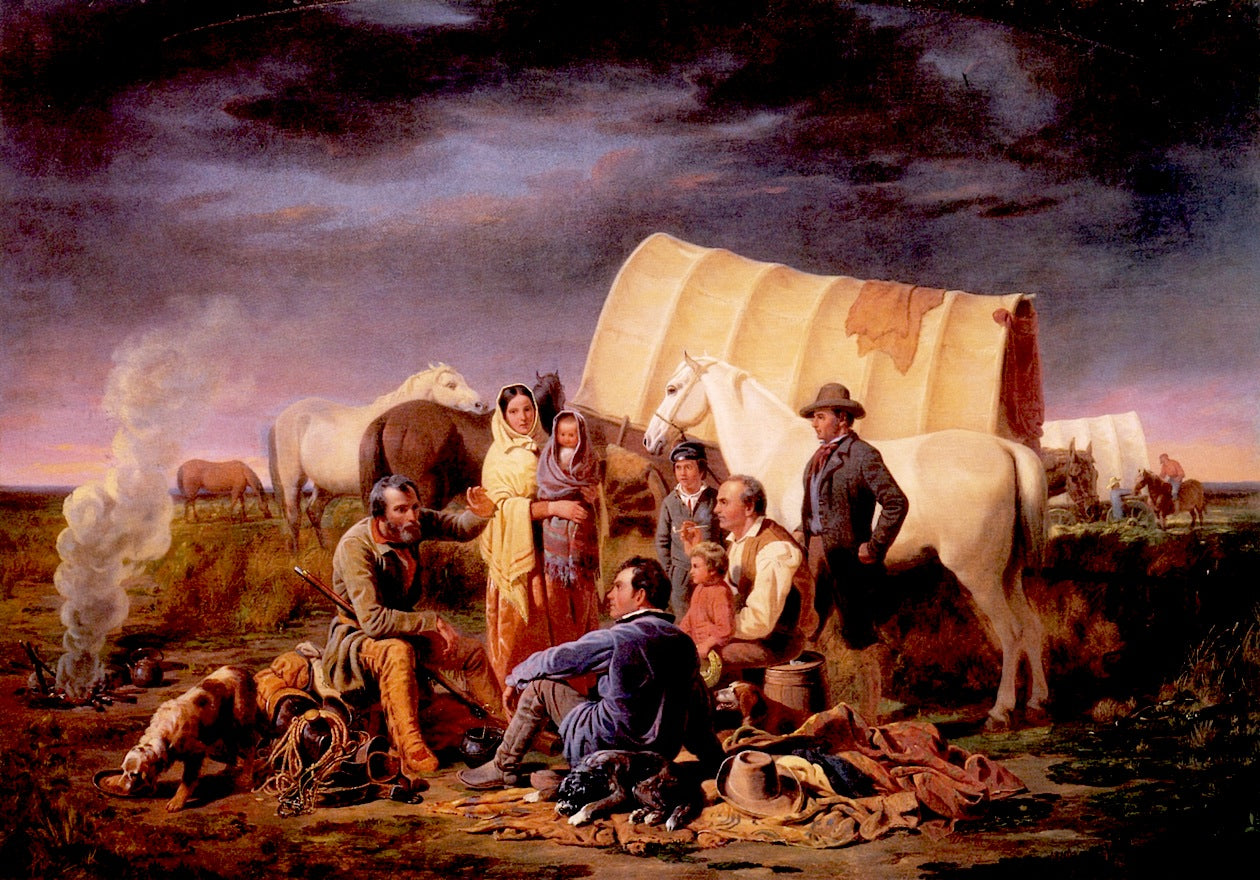 Advice on the Prairie, vintage artwork by William Tylee Ranney, A3 (16x12") Poster Print