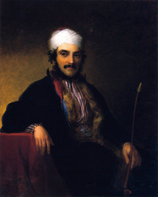 Isaac Edrehi of Morocco, vintage artwork by Asher Brown Durand, A3 (16x12") Poster Print