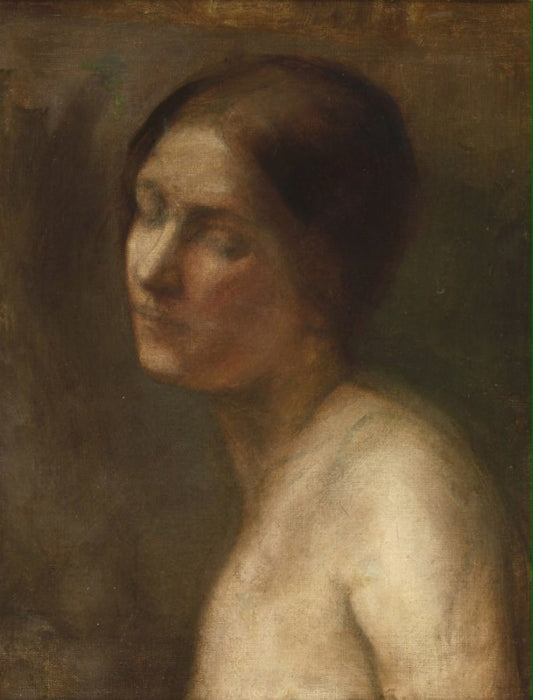 Tender Love, vintage artwork by Eugène Carrière, 12x8" (A4) Poster