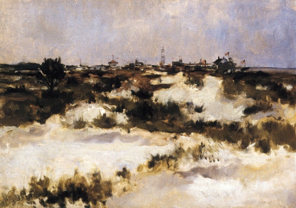 Back of Coney Island, vintage artwork by John Twachtman, 12x8" (A4) Poster