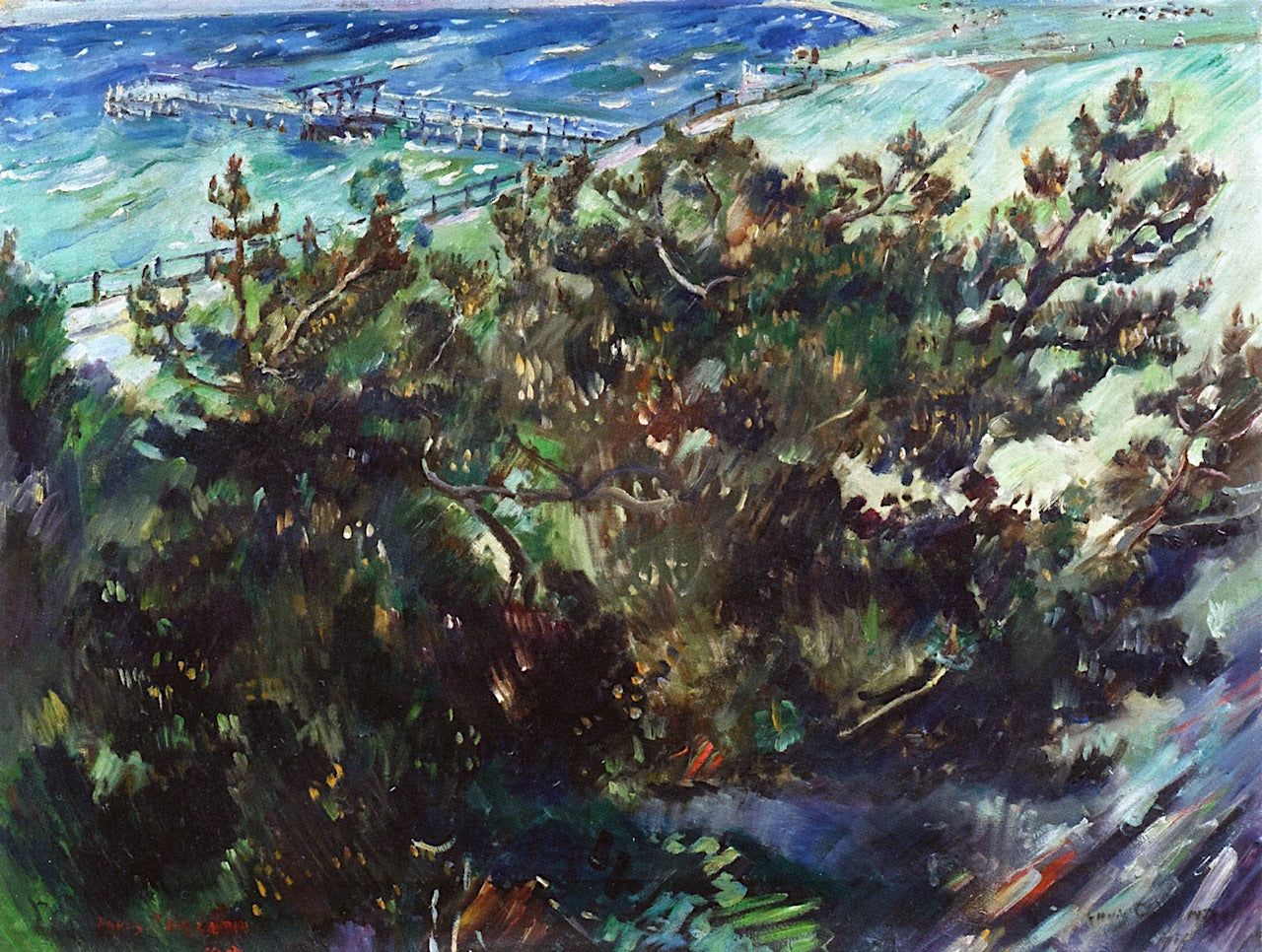 Coast at Nienhagen by Lovis Corinth,A3(16x12")Poster