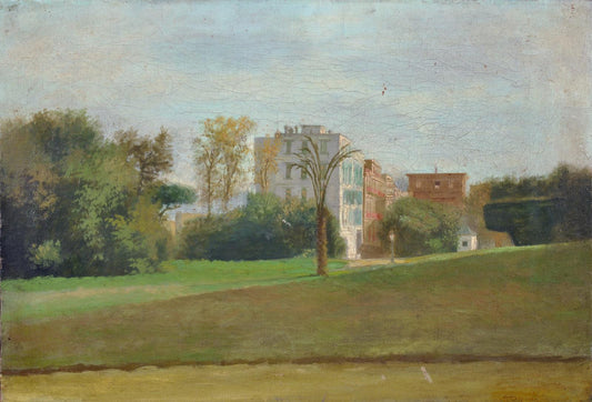 A Villa, vintage artwork by Federico Rossano, 12x8" (A4) Poster