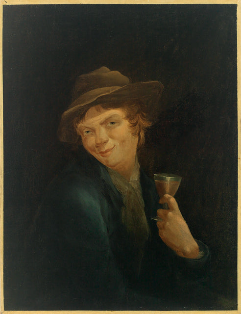 The Tippler, vintage artwork by Washington Allston, 12x8" (A4) Poster