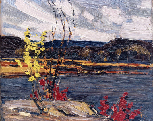 Autumn, Algonquin Park, vintage artwork by Tom Thomson, 12x8" (A4) Poster