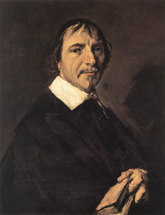 Herman Langelius, vintage artwork by Frans Hals, 12x8" (A4) Poster