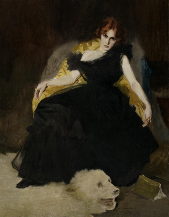 La morfinomane by Vittorio Matteo Corcos,A3(16x12")Poster