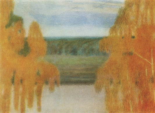 Autumn Song by Viktor Elpidiforovich Borisov-Musatov,A3(16x12")Poster
