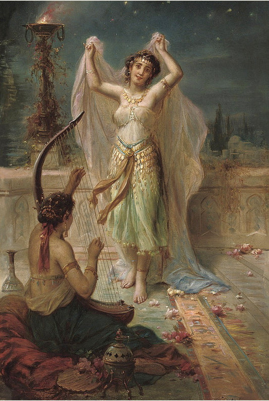 A Dance Under the Stars by Hans Zatzka,A3(16x12")Poster