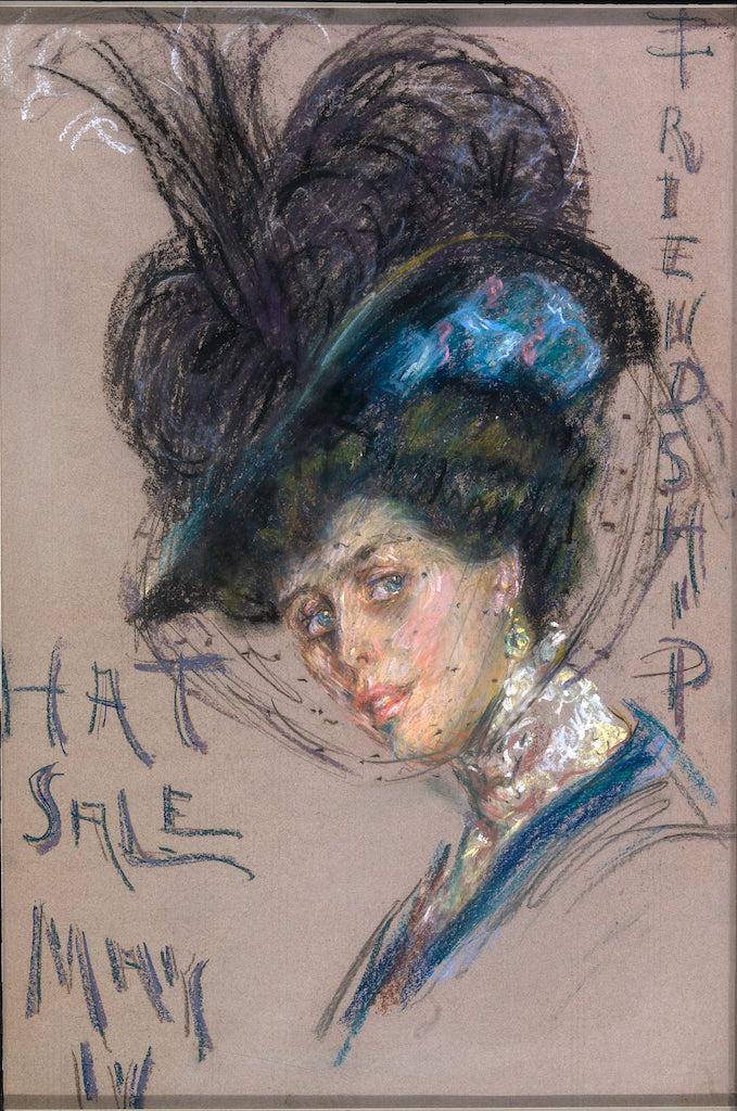 Hat Sale Poster by Alice Pike Barney,A3(16x12")Poster