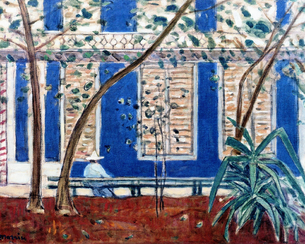 House in Santiago, Cuba by James Wilson Morrice,A3(16x12")Poster
