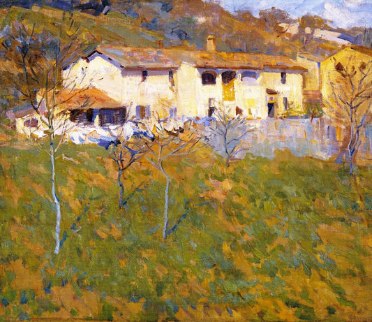 A Wayside Farm, vintage artwork by Helen Galloway McNicoll, 12x8" (A4) Poster