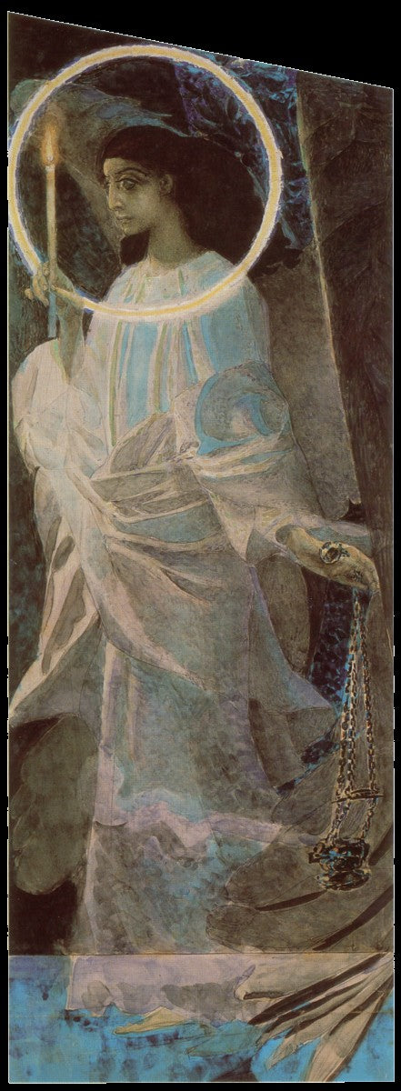 Angel with a Candle by Mikhail Vrubel,A3(16x12")Poster