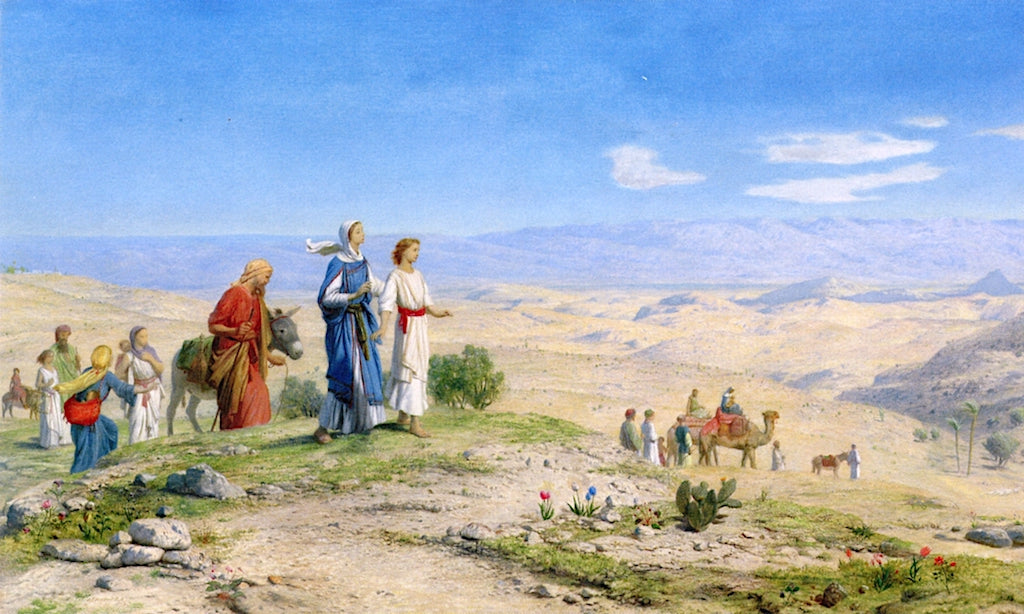 Outside Jerusalem, vintage artwork by John Rogers Herbert, A3 (16x12") Poster Print