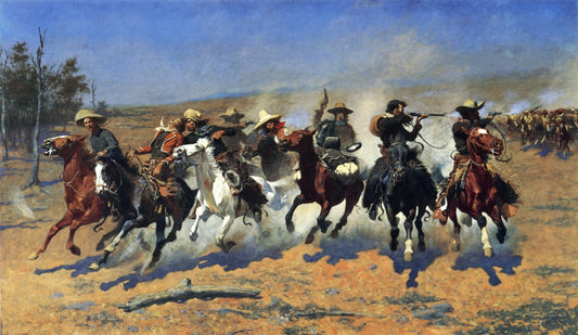 A Dash for the Timber by Frederic Remington,A3(16x12")Poster