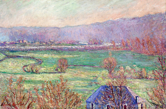 e of Michel Monet at Sorel-Moussel by Blanche Hoschede-Monet,A3(16x12")Poster