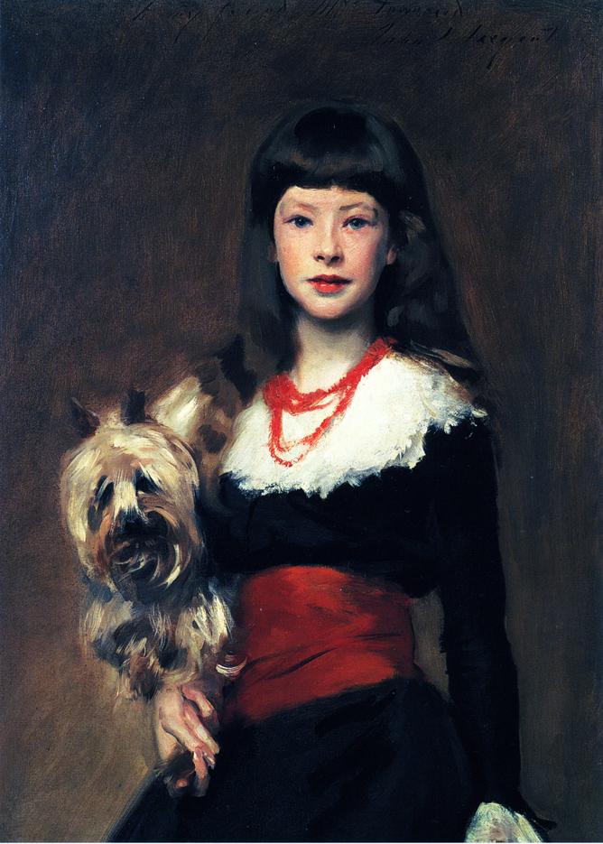 Beatrice Townsend, vintage artwork by John Singer Sargent, 12x8" (A4) Poster