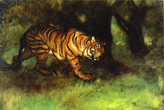 The Tiger by Arthur B. Davies,A3(16x12")Poster