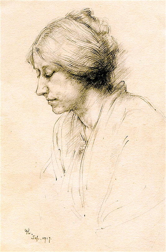 Portrait of Millicent Murby by Winifred Knights,16x12(A3) Poster