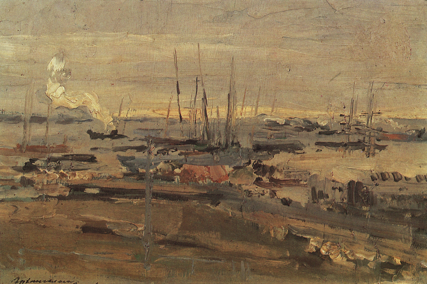 Arkhangelsk by Constantin Alexeevich Korovin,A3(16x12")Poster